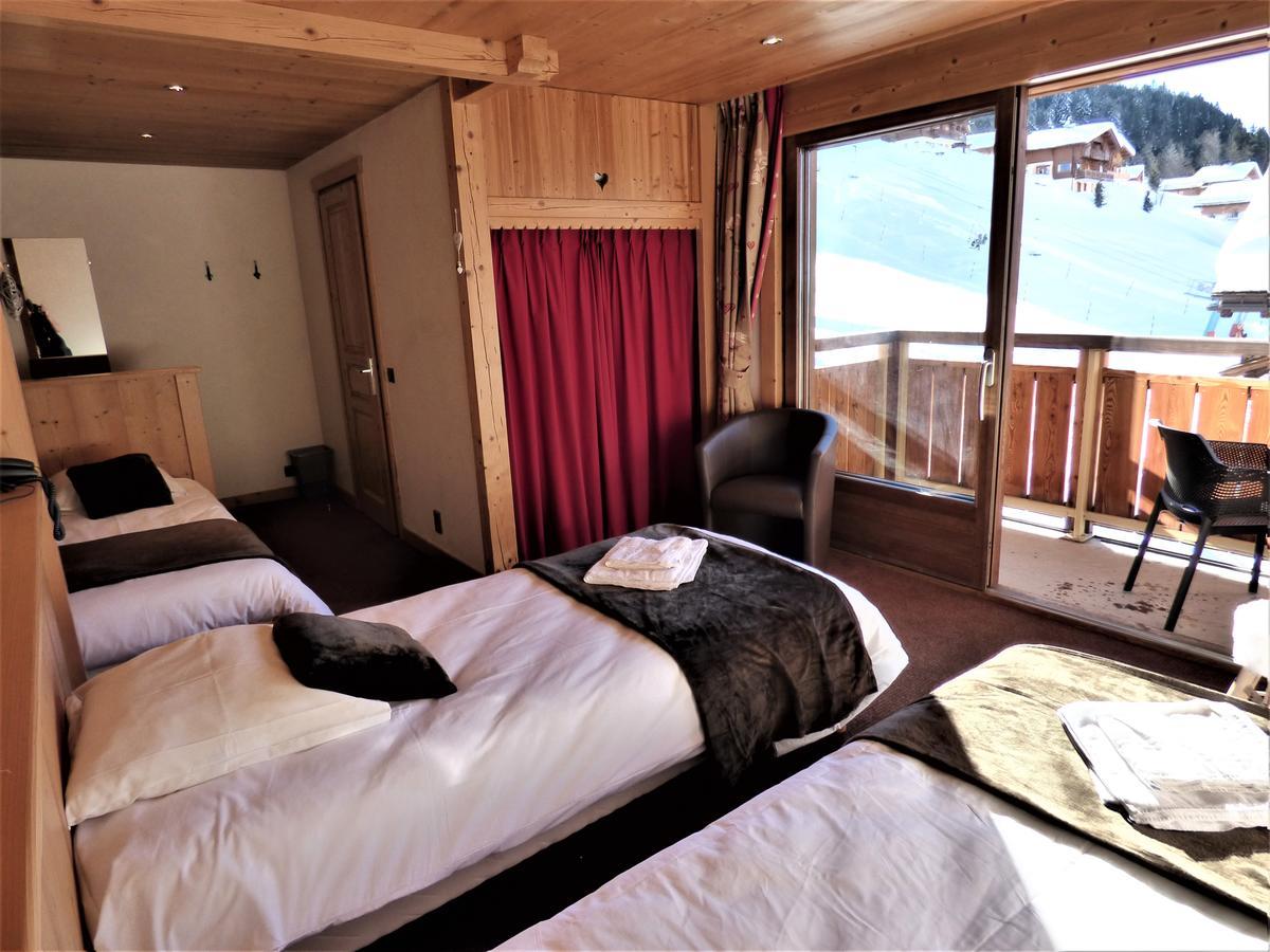 Hotel Les Flocons Le Grand-Bornand Exterior foto
